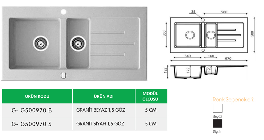 G- G500970 B / S